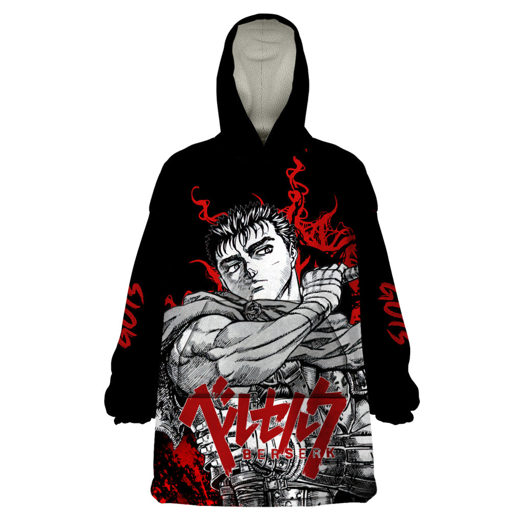 Guts Wearable Blanket Hoodie Berserk