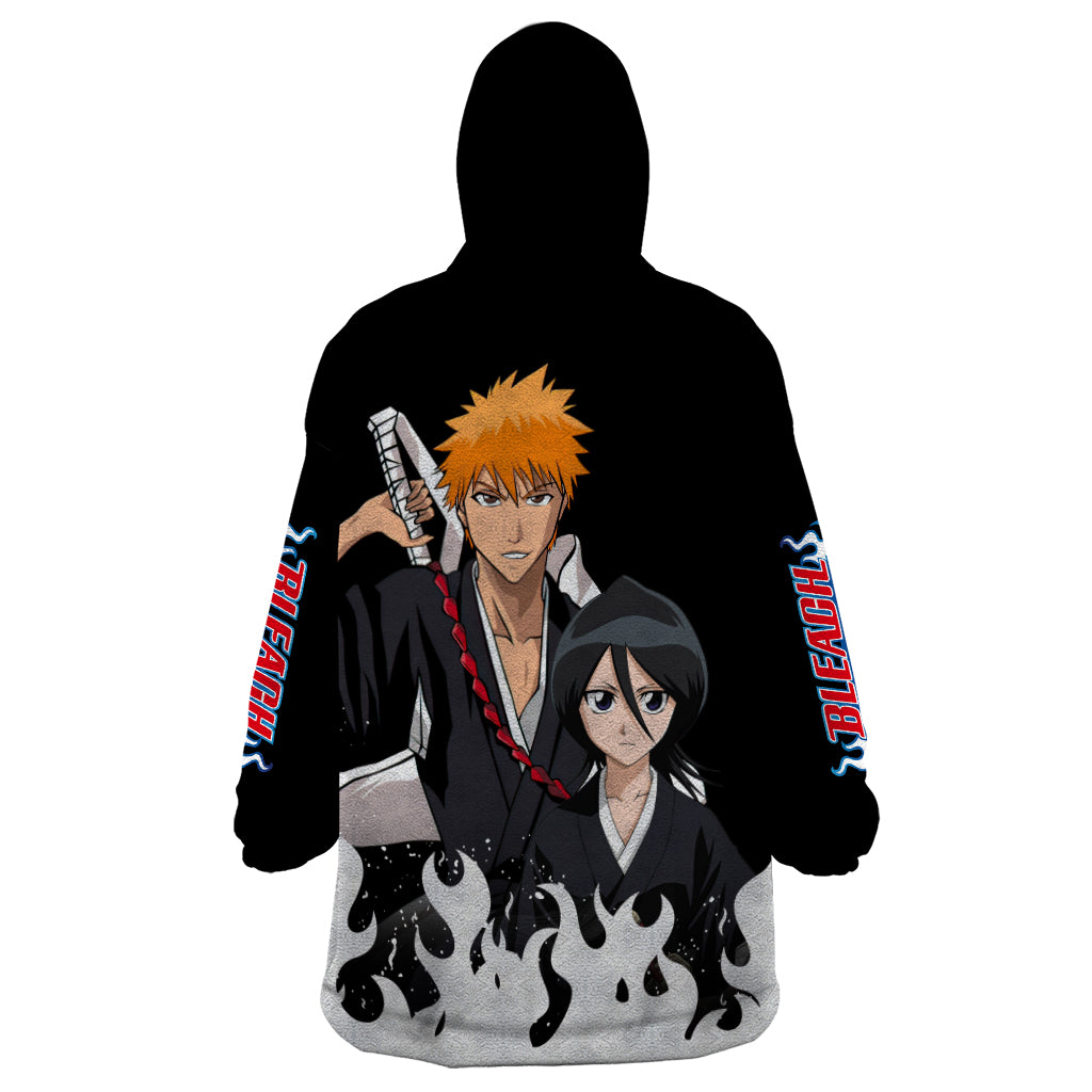Ichigo and Rukia Wearable Blanket Hoodie Bleach