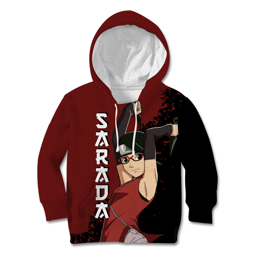 Sarada Uchiha Kid Hoodie Boruto