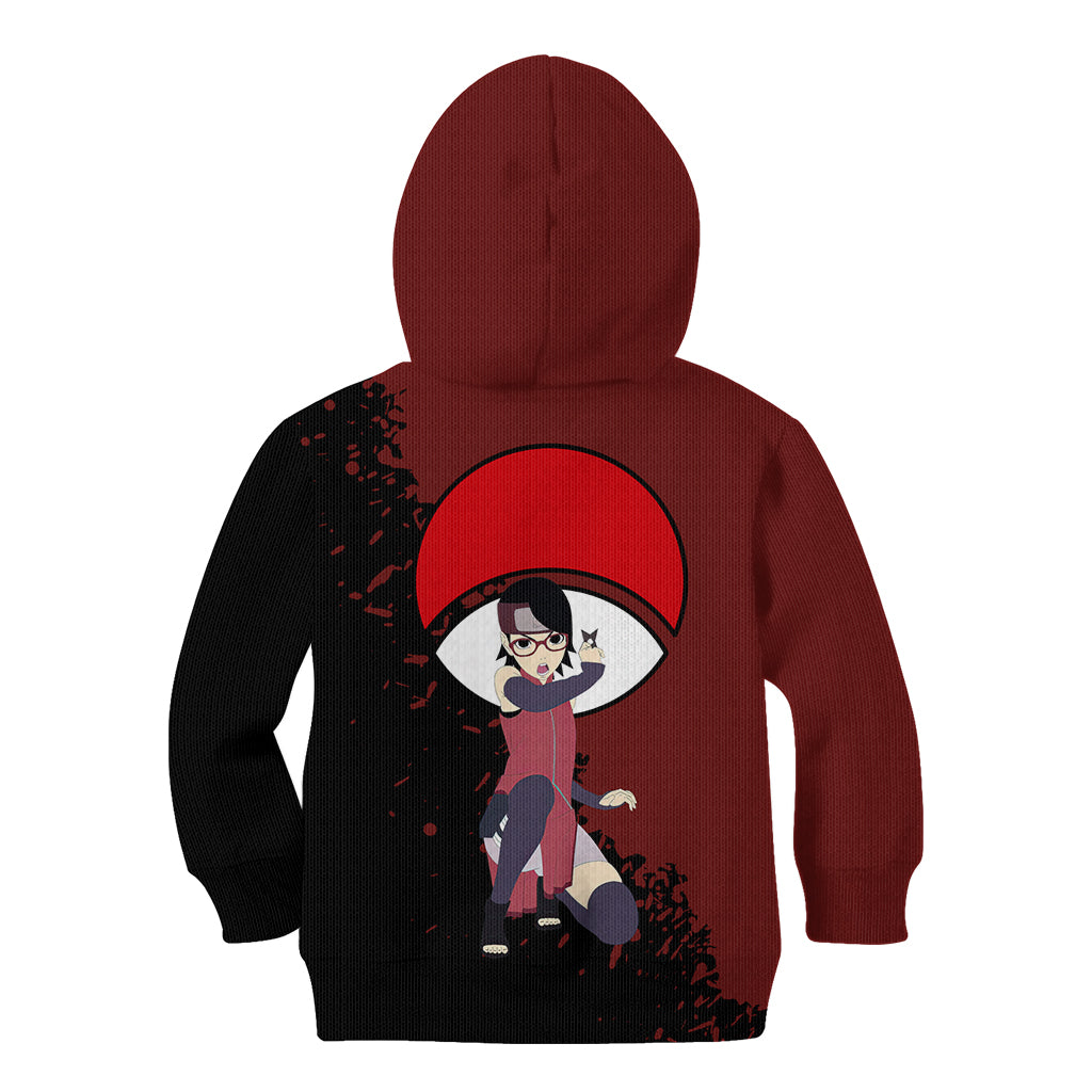 Sarada Uchiha Kid Hoodie Boruto