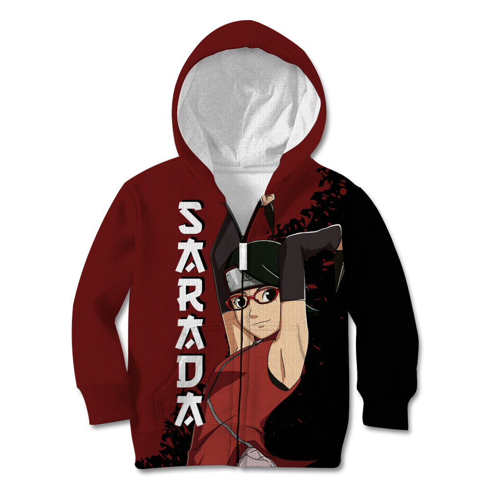 Sarada Uchiha Kid Hoodie Boruto