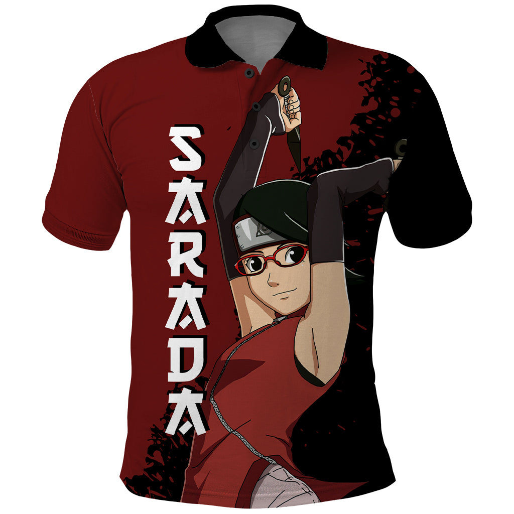 Sarada Uchiha Polo Shirt Boruto