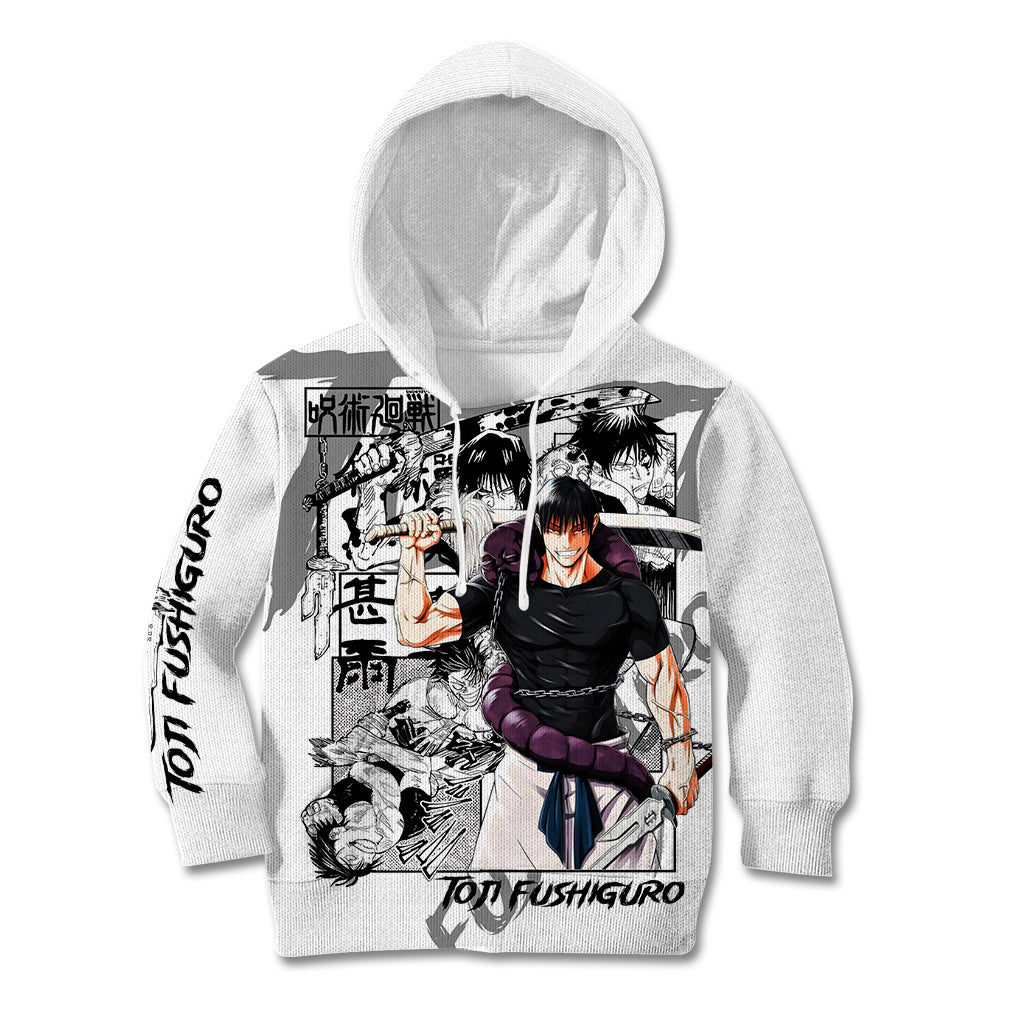 Toji Fushiguro - Jujutsu Kaisen Kid Hoodie Anime Mix Manga Style