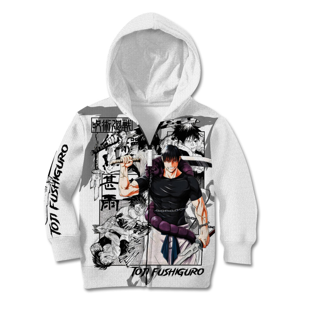Toji Fushiguro - Jujutsu Kaisen Kid Hoodie Anime Mix Manga Style
