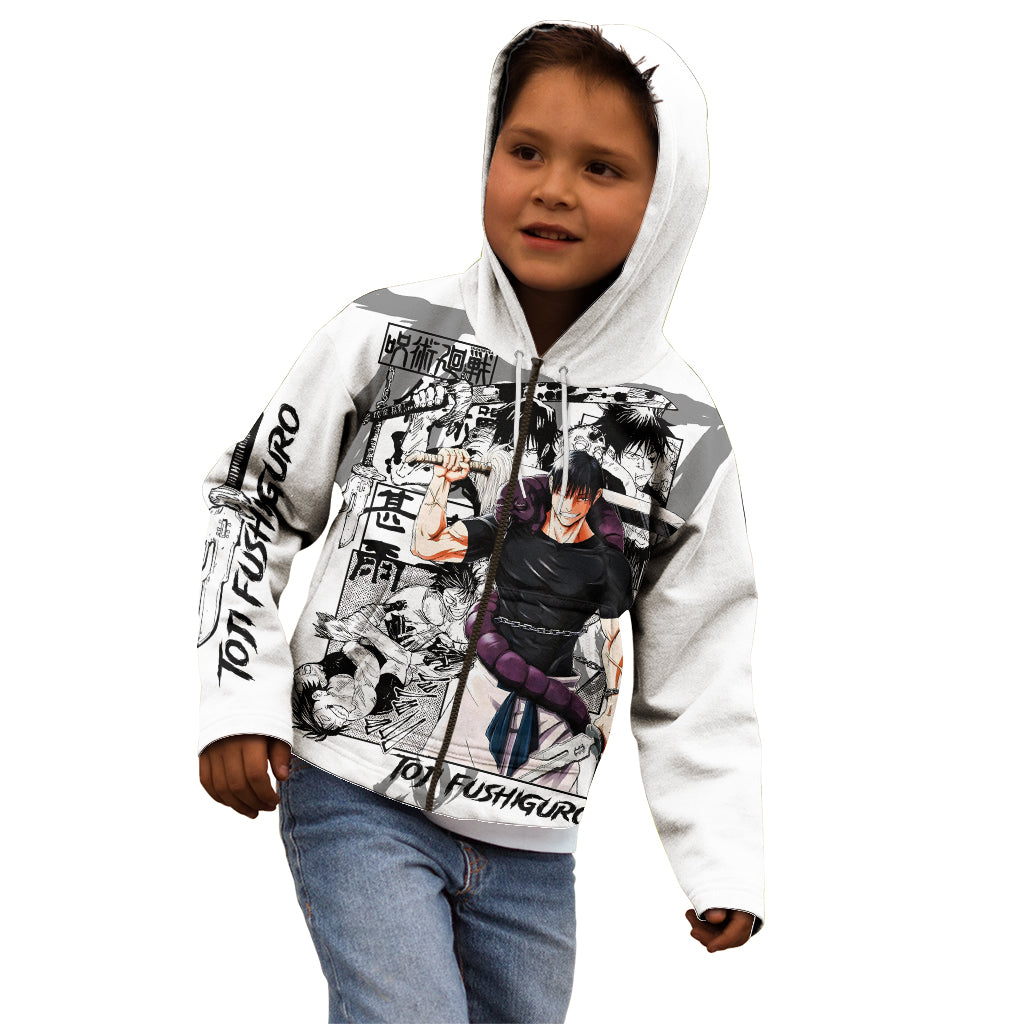 Toji Fushiguro - Jujutsu Kaisen Kid Hoodie Anime Mix Manga Style
