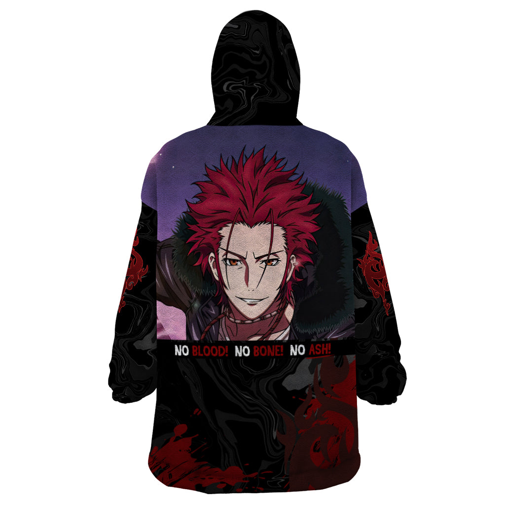 Mikoto Suoh - K Missing Kings Wearable Blanket Hoodie Anime Style
