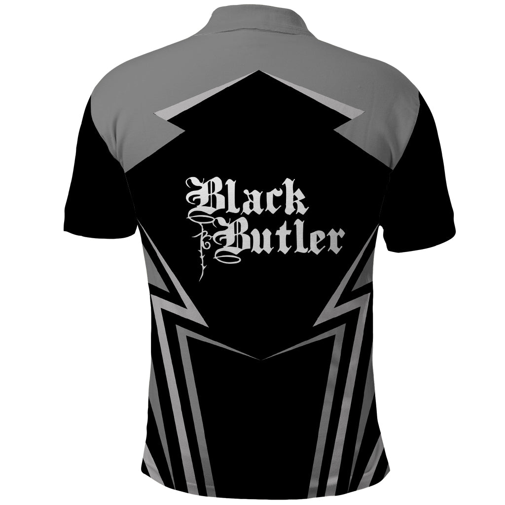 Black Butler Kuroshitsuji Polo Shirt Anime Style