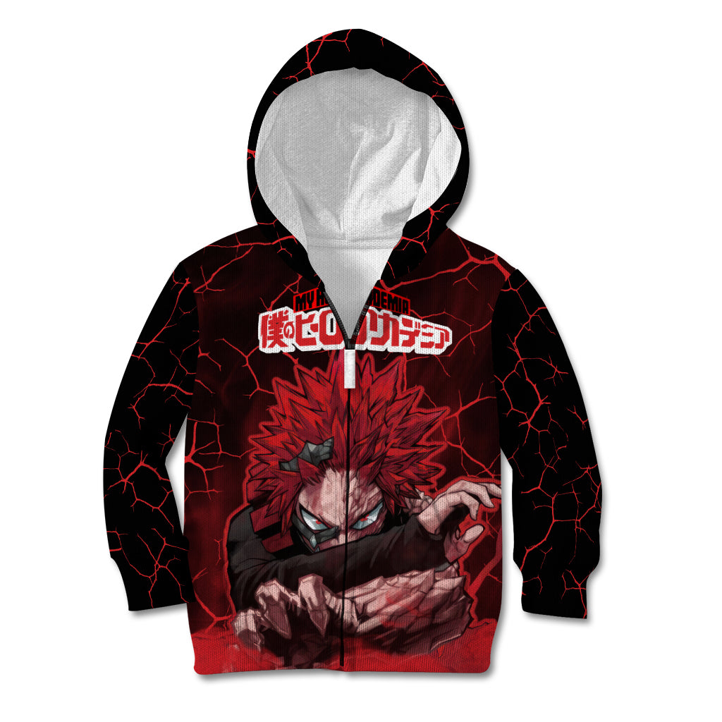 Eijiro Kirishima - My Hero Academia Kid Hoodie Anime Style