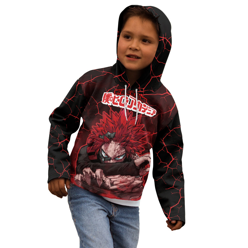 Eijiro Kirishima - My Hero Academia Kid Hoodie Anime Style