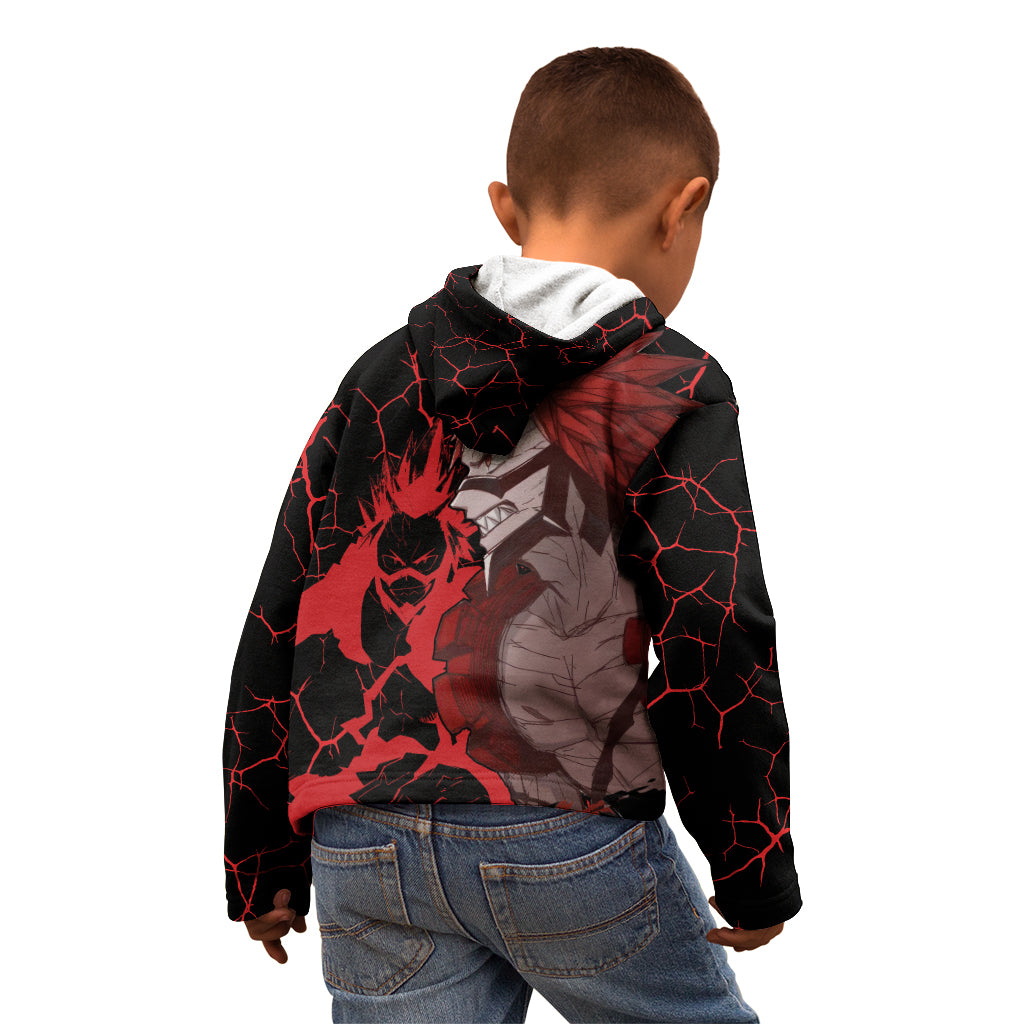 Eijiro Kirishima - My Hero Academia Kid Hoodie Anime Style