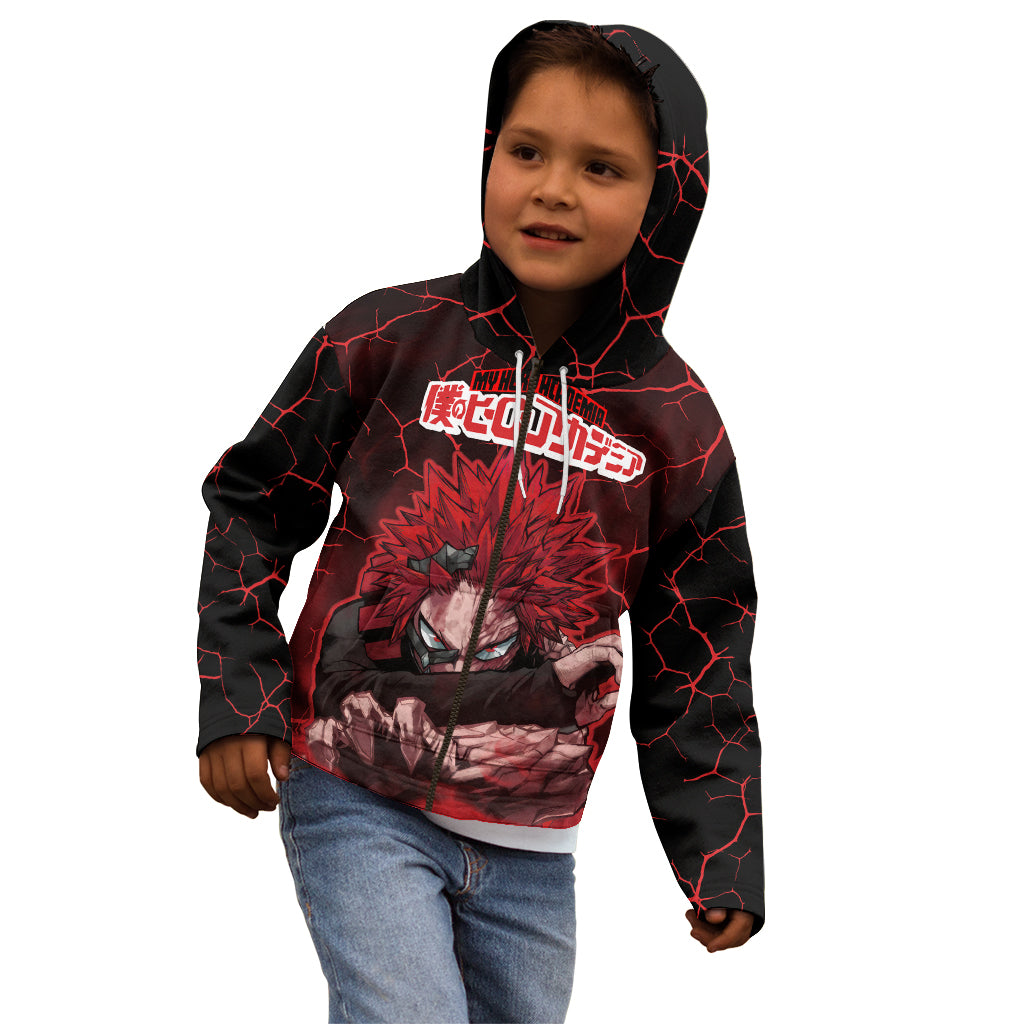 Eijiro Kirishima - My Hero Academia Kid Hoodie Anime Style