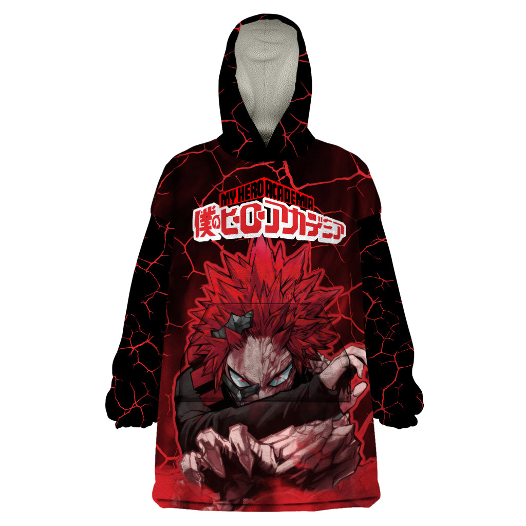 Eijiro Kirishima - My Hero Academia Wearable Blanket Hoodie Anime Style