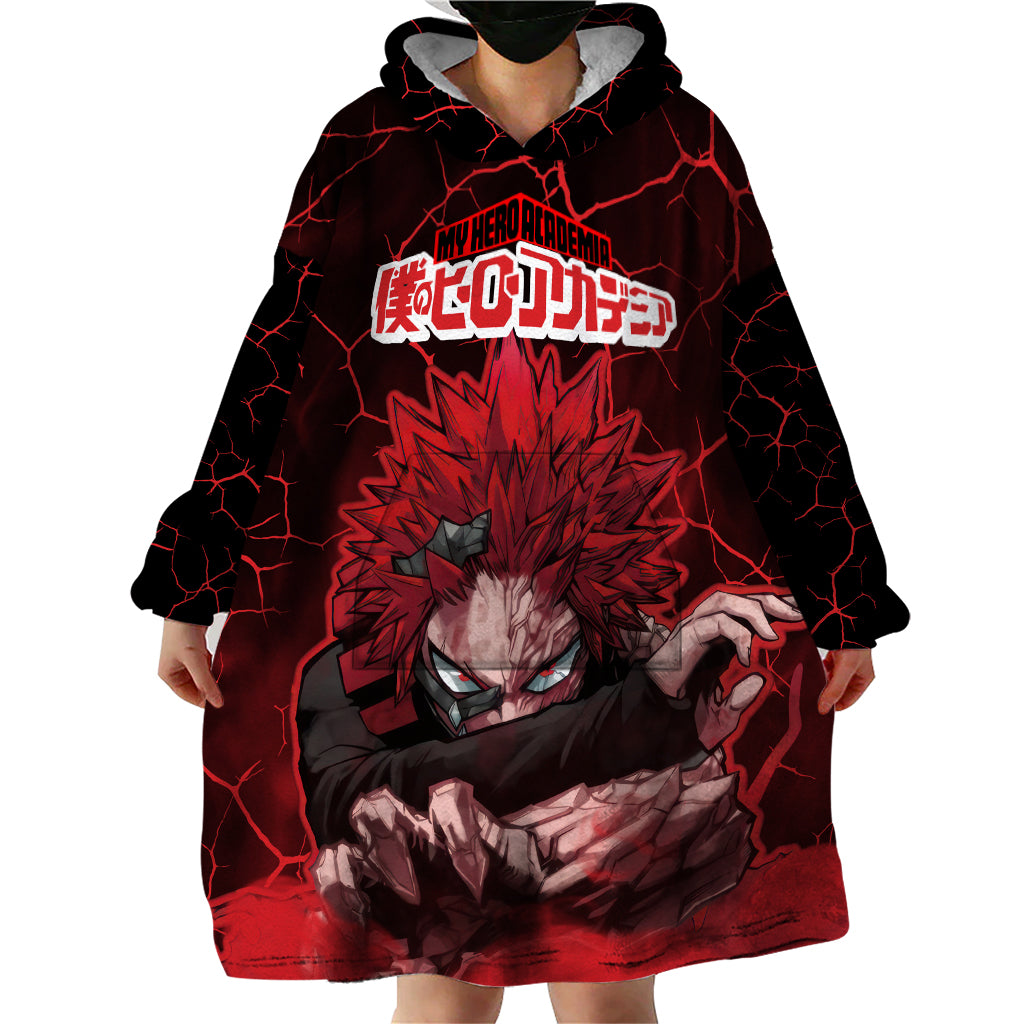 Eijiro Kirishima - My Hero Academia Wearable Blanket Hoodie Anime Style