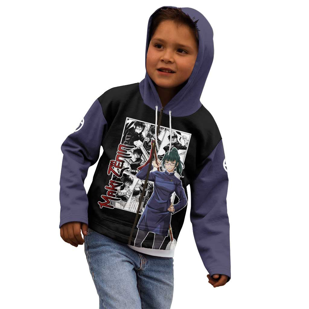 Maki Zenin - Jujusu Kaisen Kid Hoodie Anime Mix Manga Style
