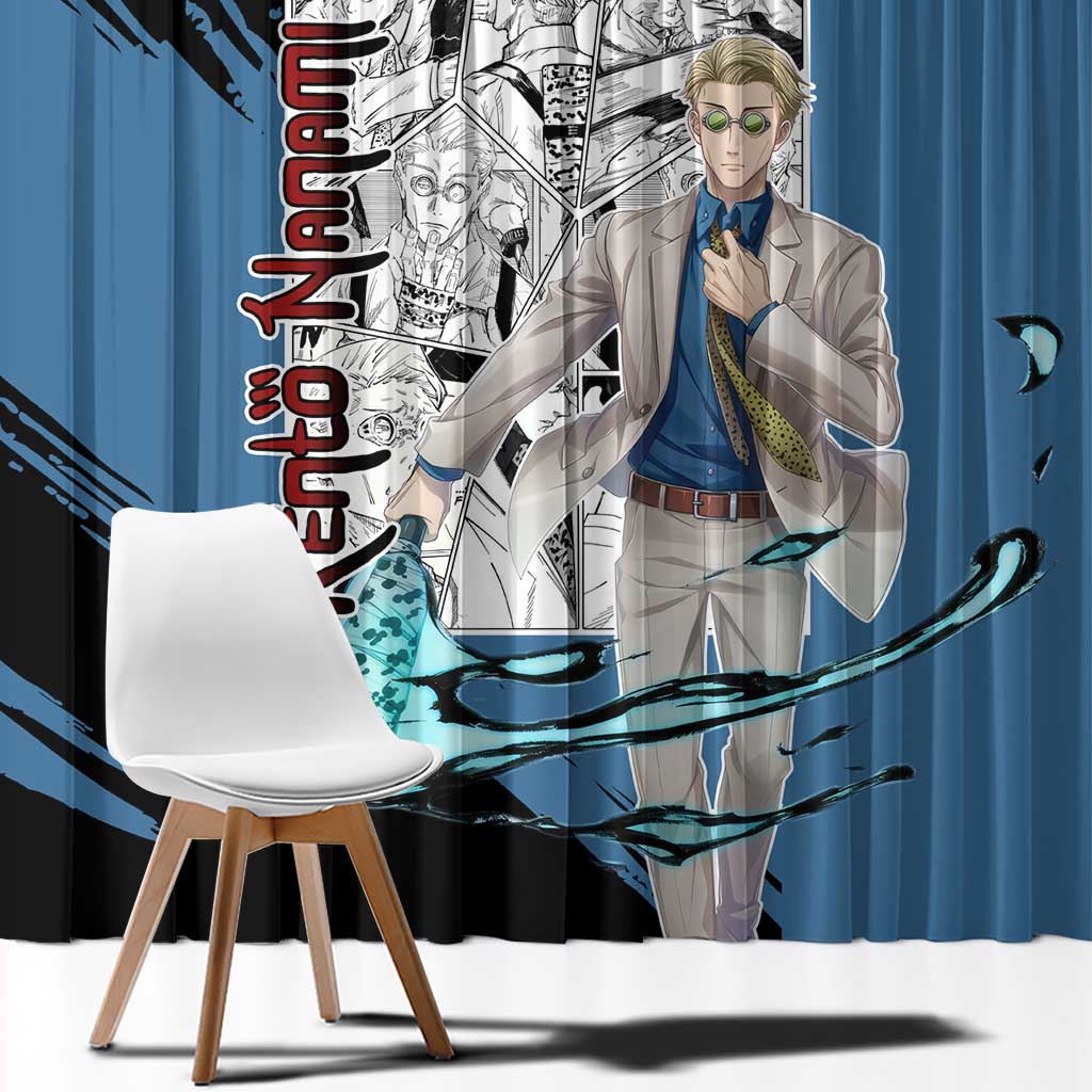 Kento Nanami - Jujusu Kaisen Window Curtain Anime Mix Manga Style