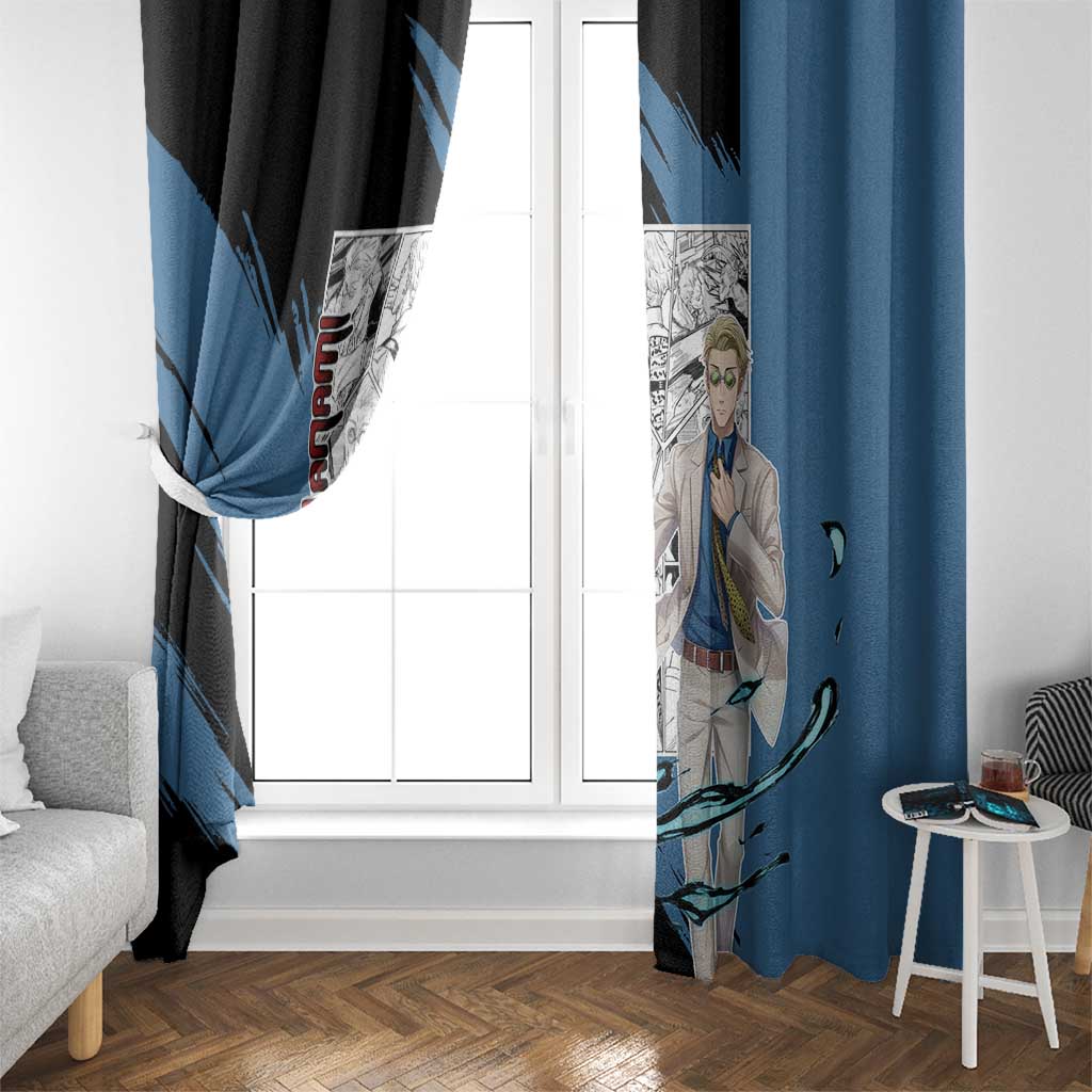 Kento Nanami - Jujusu Kaisen Window Curtain Anime Mix Manga Style