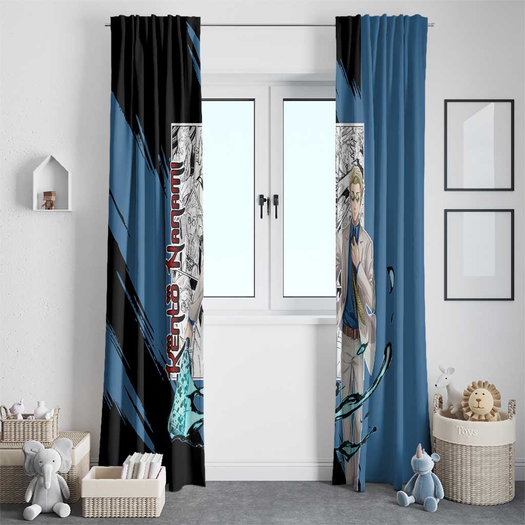 Kento Nanami - Jujusu Kaisen Window Curtain Anime Mix Manga Style