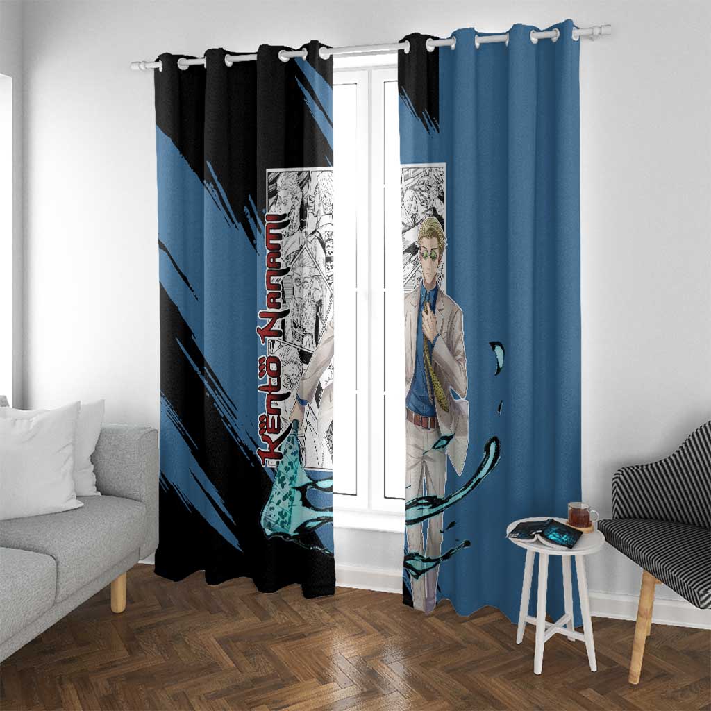 Kento Nanami - Jujusu Kaisen Window Curtain Anime Mix Manga Style