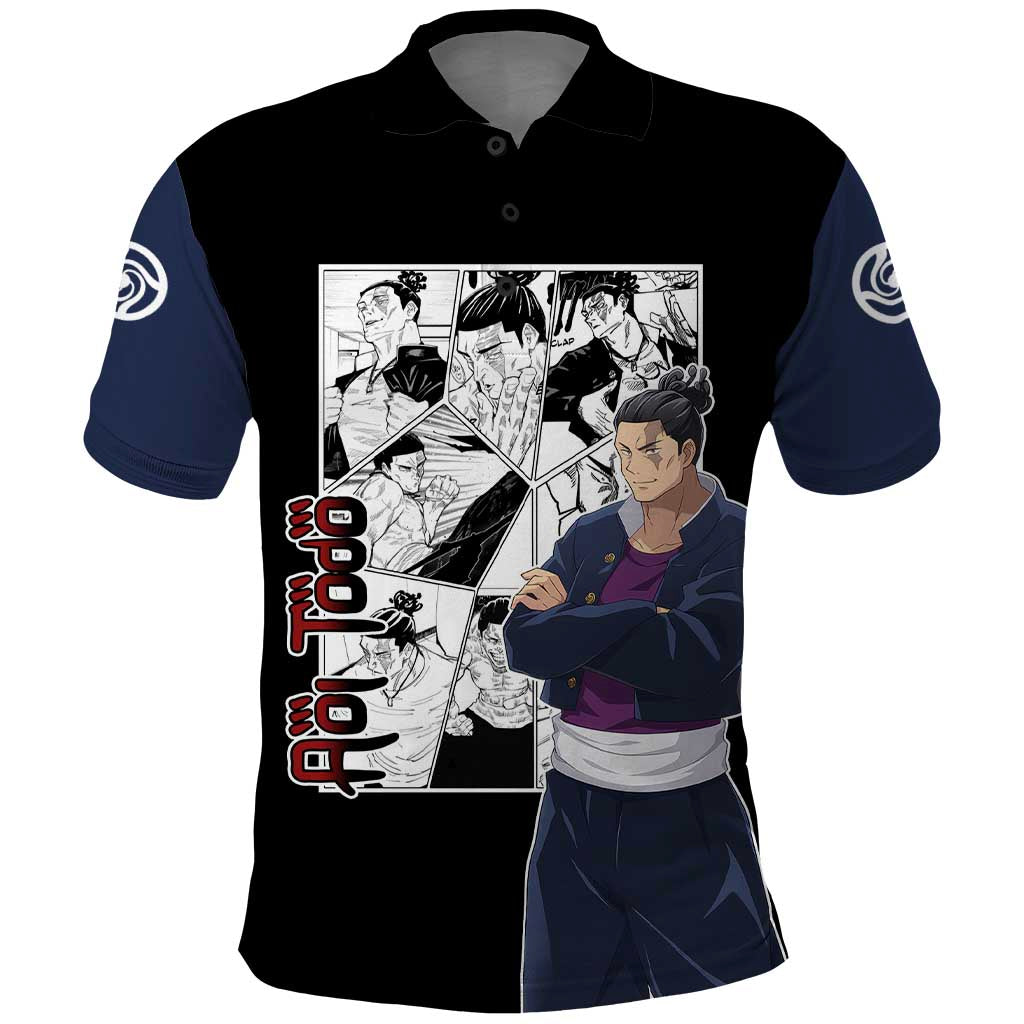 Aoi Todo - Jujutsu Kaisen Polo Shirt Anime Mix Manga Style