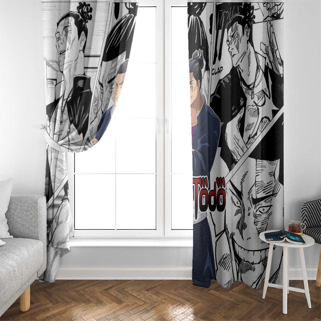 Aoi Todo - Jujutsu Kaisen Window Curtain Anime Mix Manga Style