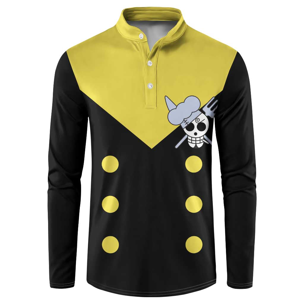 Vinsmoke - Sanji - One Piece Button Sweatshirt Anime Uniform Style