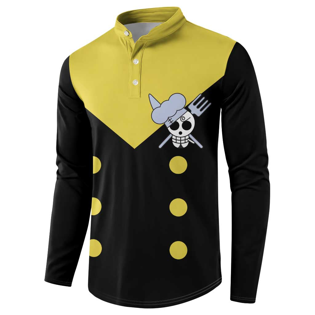 Vinsmoke - Sanji - One Piece Button Sweatshirt Anime Uniform Style