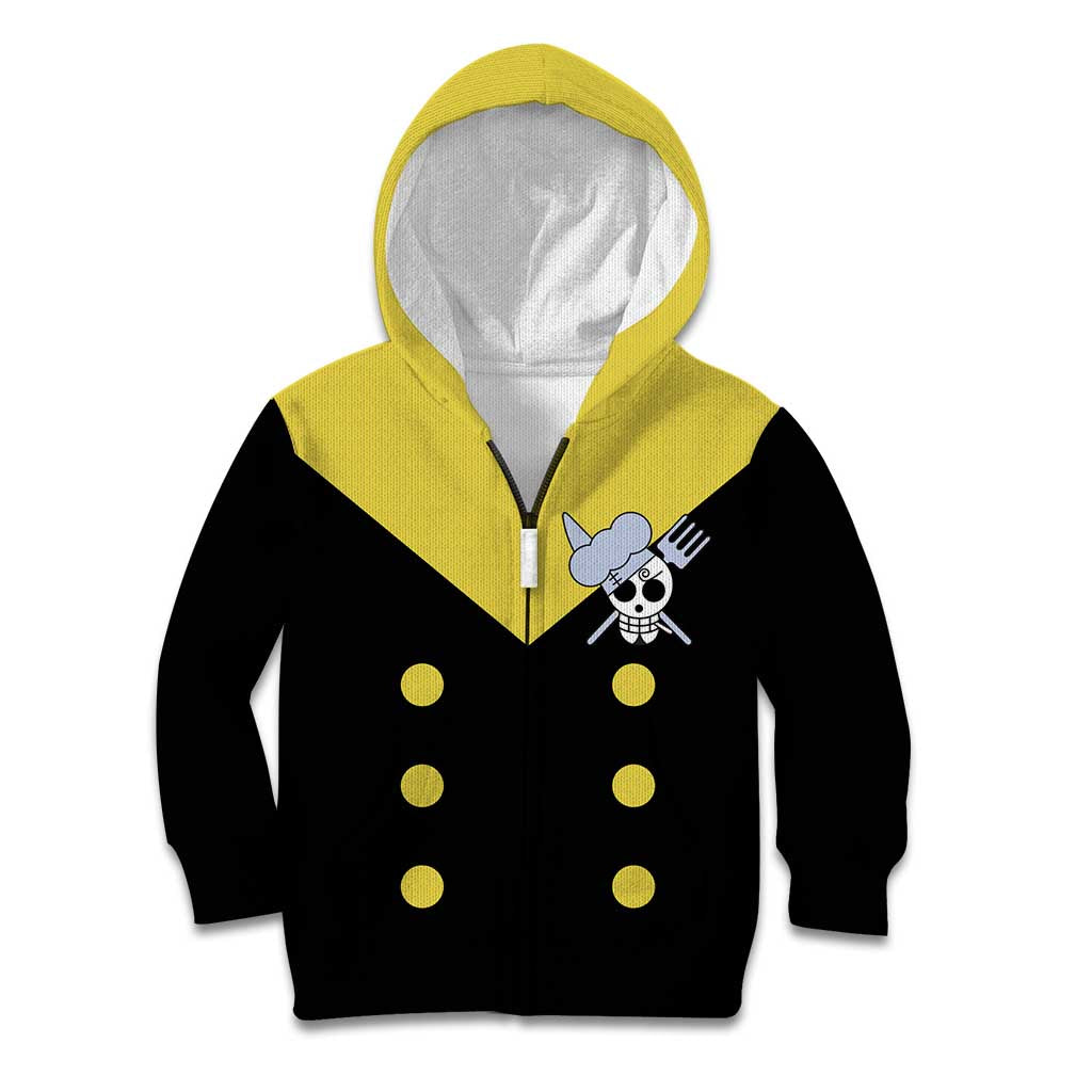 Vinsmoke - Sanji - One Piece Kid Hoodie Anime Uniform Style