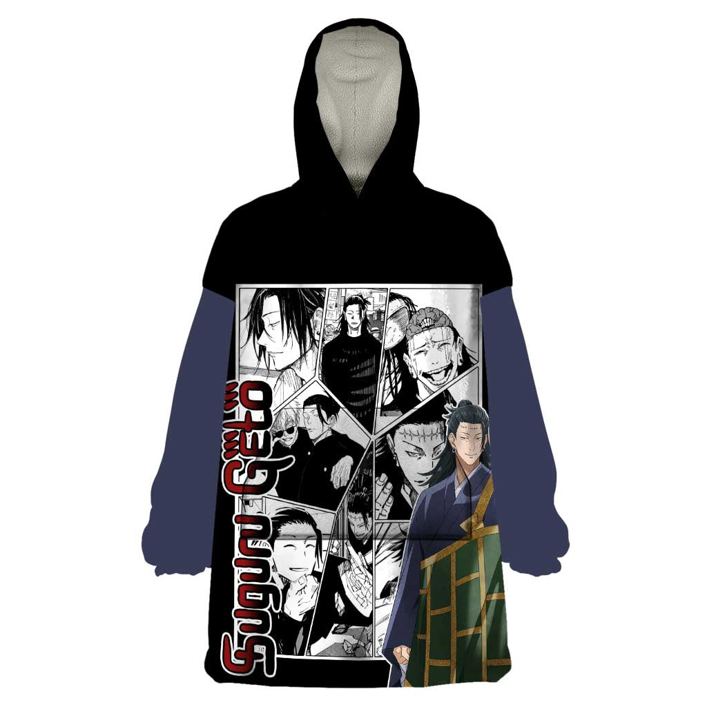 Suguru Geto - Jujutsu Kaisen Wearable Blanket Hoodie Anime Mix Manga Style