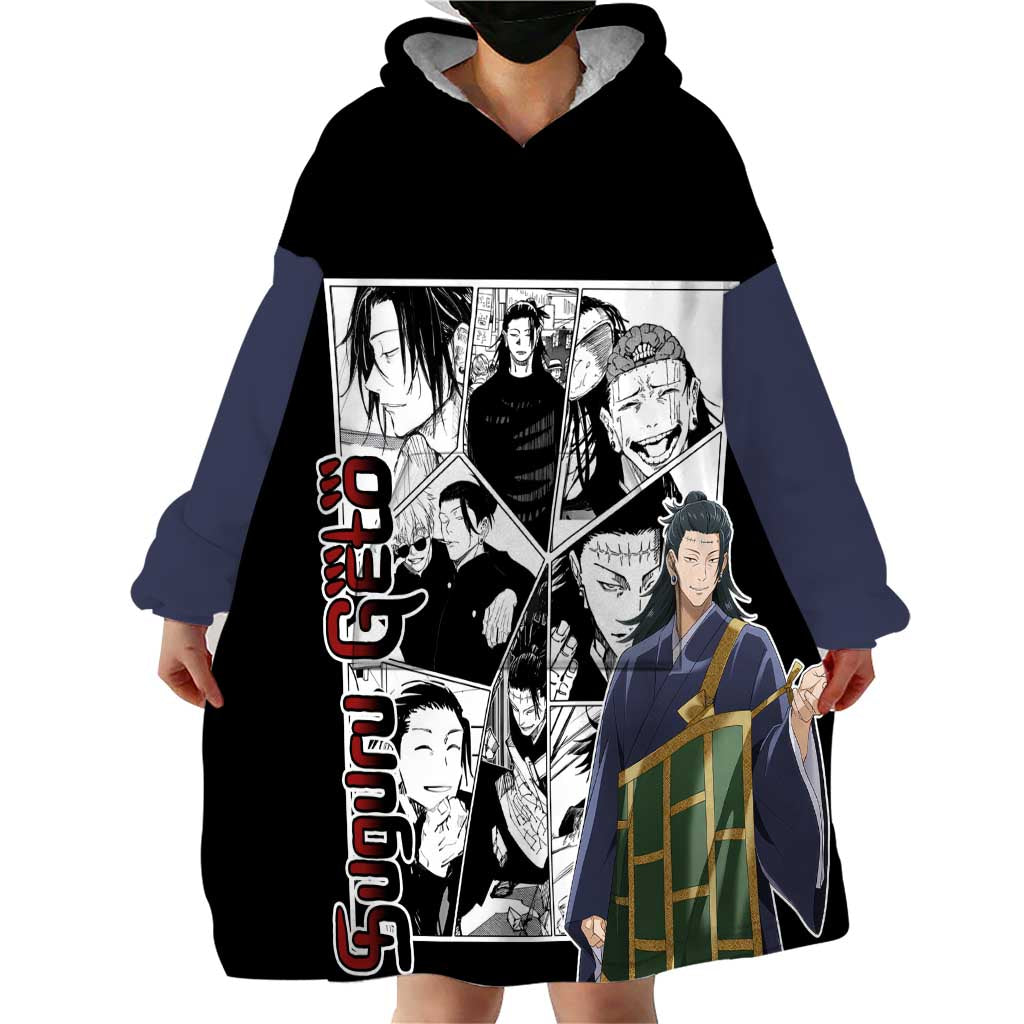 Suguru Geto - Jujutsu Kaisen Wearable Blanket Hoodie Anime Mix Manga Style