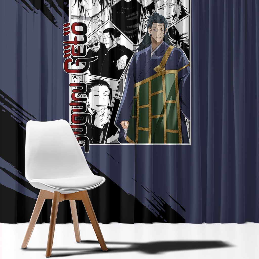 Suguru Geto - Jujutsu Kaisen Window Curtain Anime Mix Manga Style