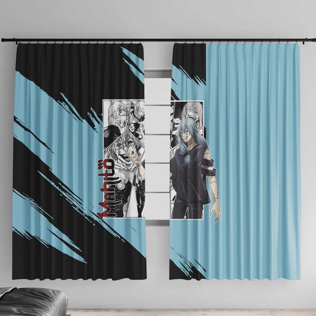 Mahito - Jujutsu Kaisen Window Curtain Anime Mix Manga Style
