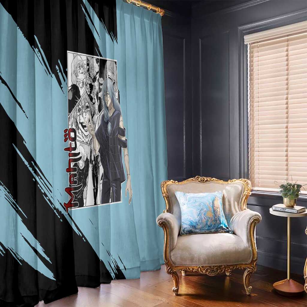 Mahito - Jujutsu Kaisen Window Curtain Anime Mix Manga Style