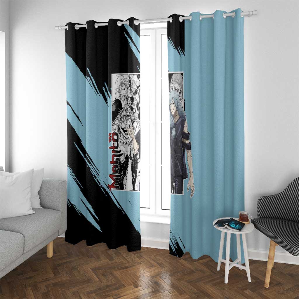 Mahito - Jujutsu Kaisen Window Curtain Anime Mix Manga Style