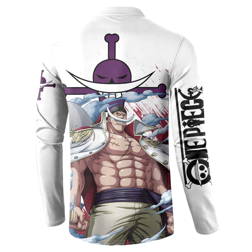 Edward Newgate - One Piece Button Sweatshirt Anime Style