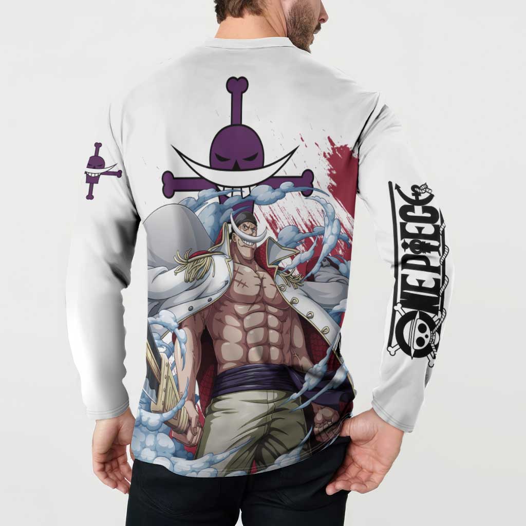 Edward Newgate - One Piece Button Sweatshirt Anime Style