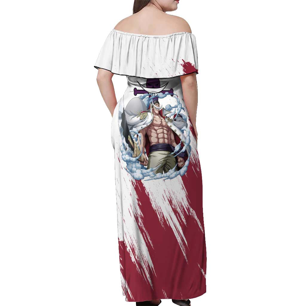 Edward Newgate - One Piece Off Shoulder Maxi Dress Anime Style