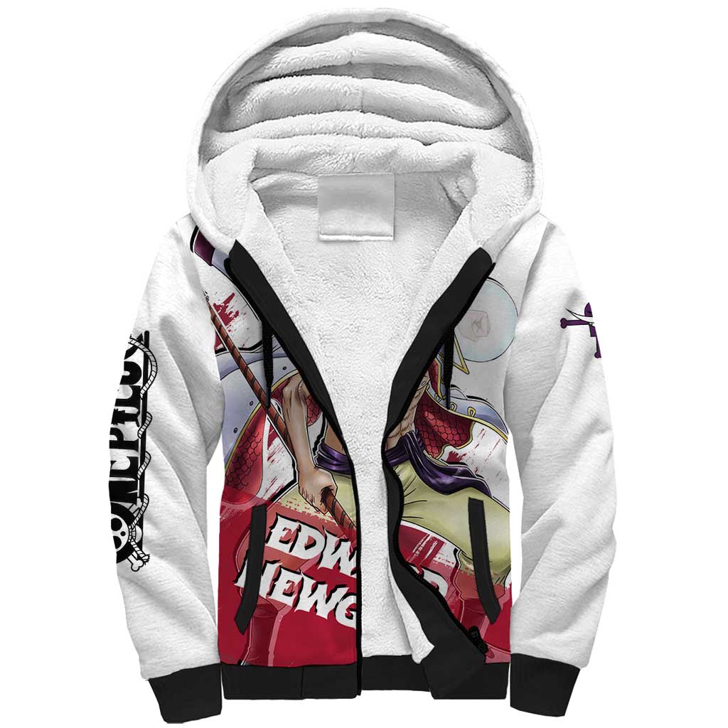 Edward Newgate - One Piece Sherpa Hoodie Anime Style