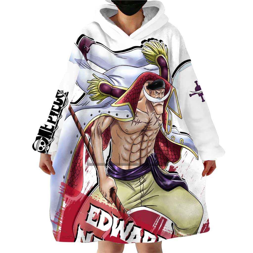 Edward Newgate - One Piece Wearable Blanket Hoodie Anime Style