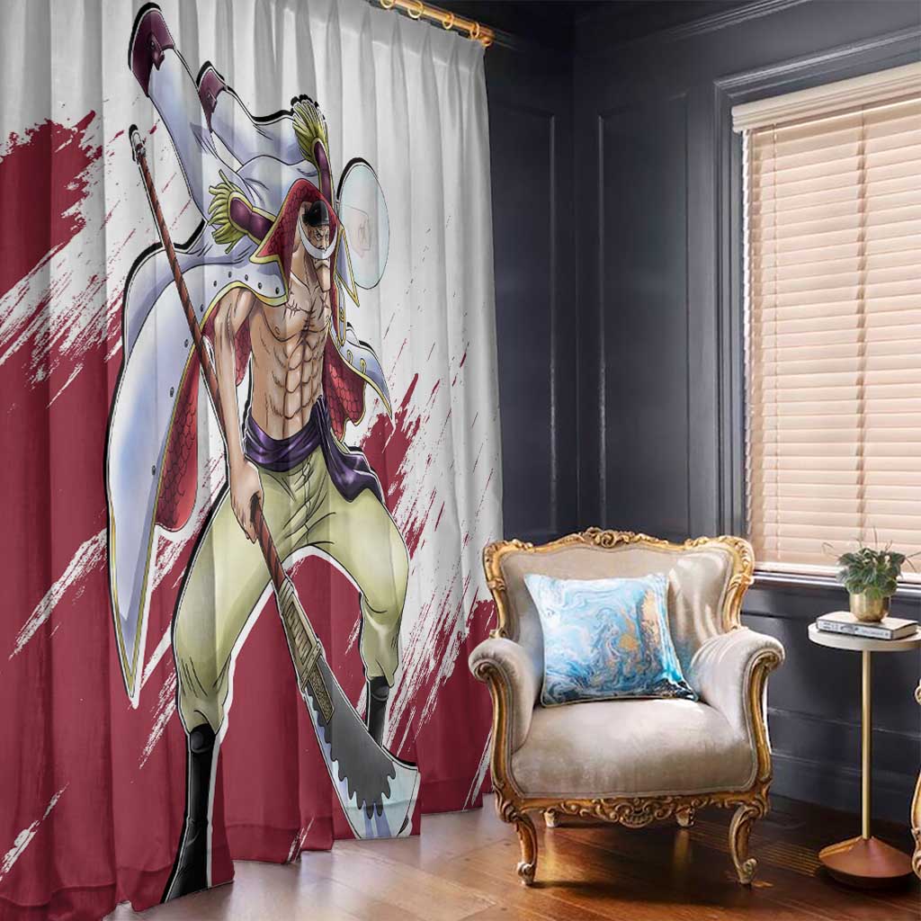 Edward Newgate - One Piece Window Curtain Anime Style