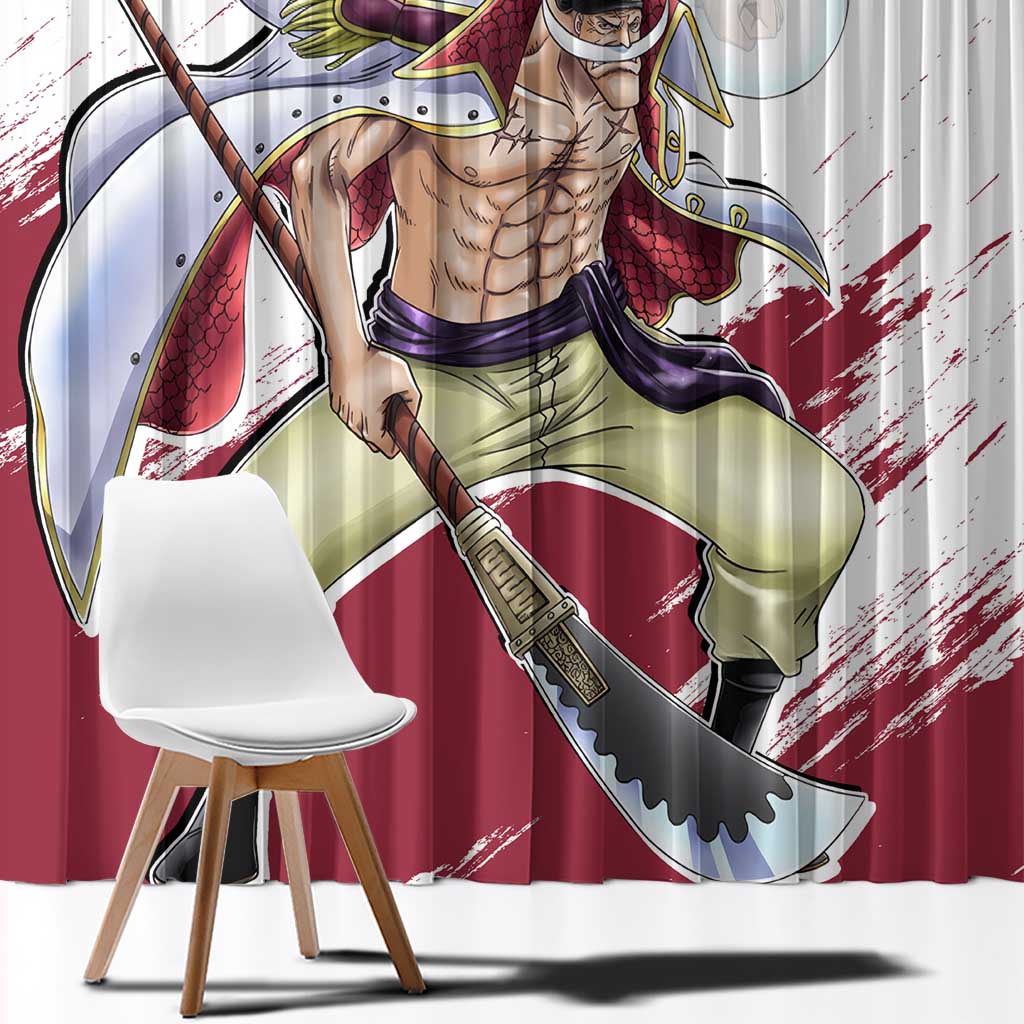 Edward Newgate - One Piece Window Curtain Anime Style