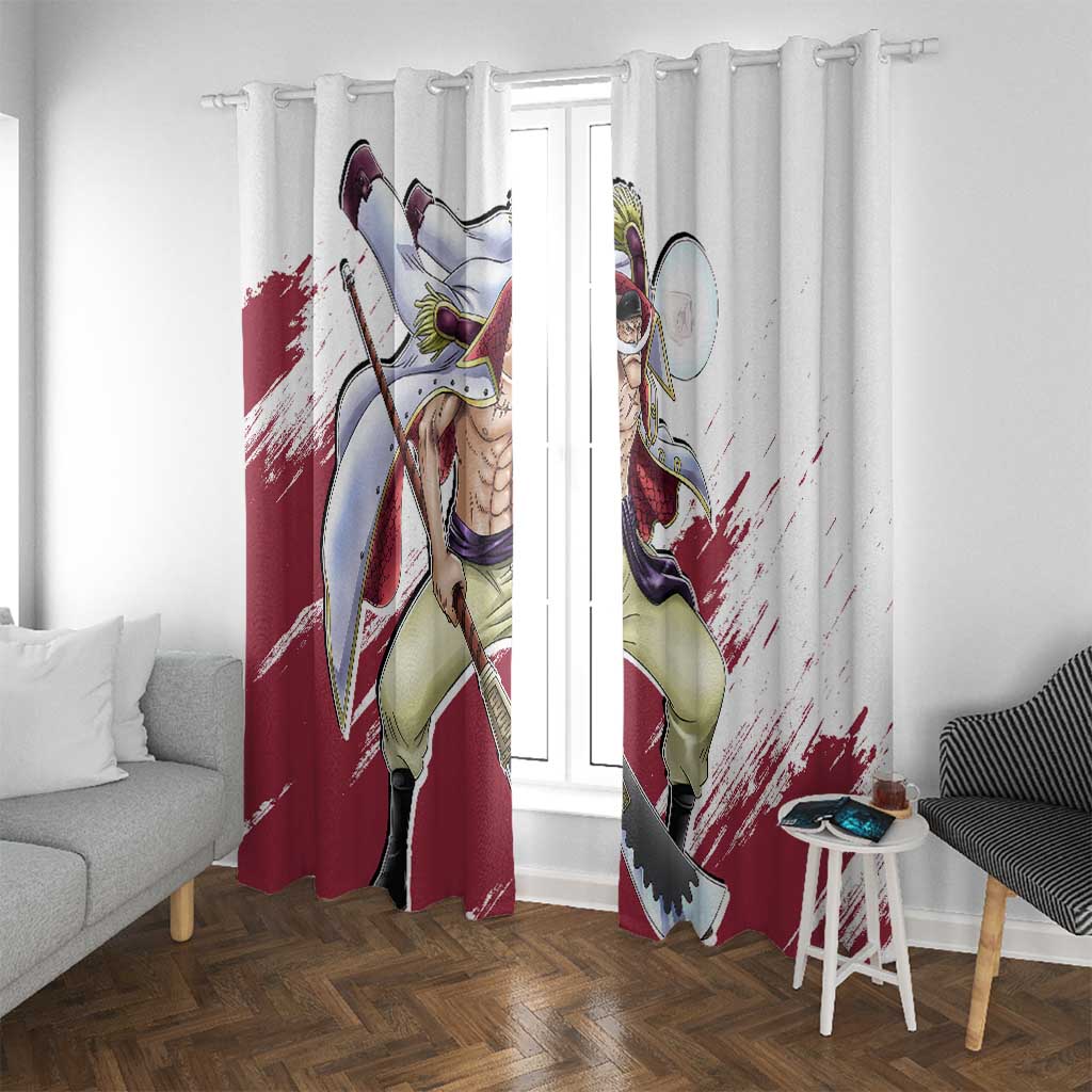 Edward Newgate - One Piece Window Curtain Anime Style