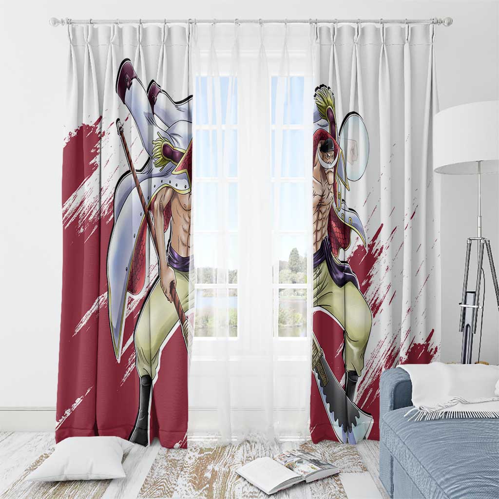 Edward Newgate - One Piece Window Curtain Anime Style