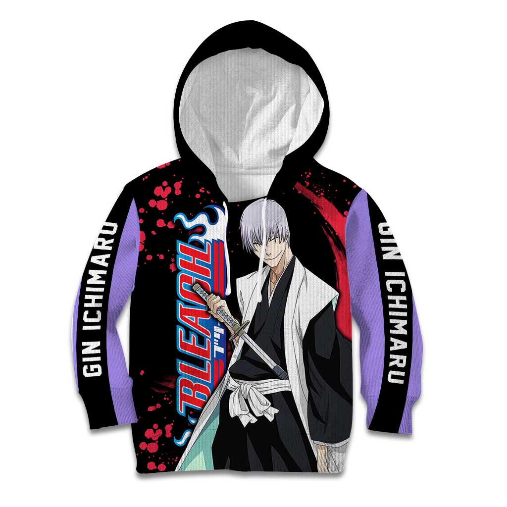 Gin Ichimaru - Bleach Kid Hoodie Anime Style
