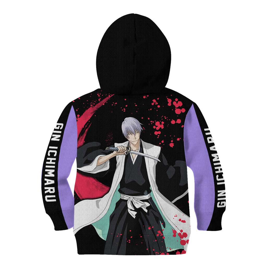 Gin Ichimaru - Bleach Kid Hoodie Anime Style