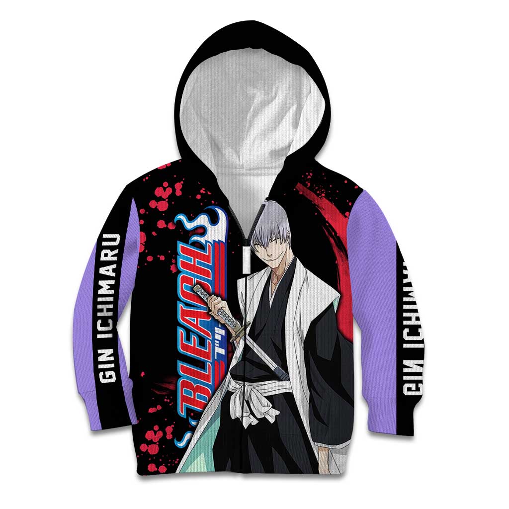 Gin Ichimaru - Bleach Kid Hoodie Anime Style