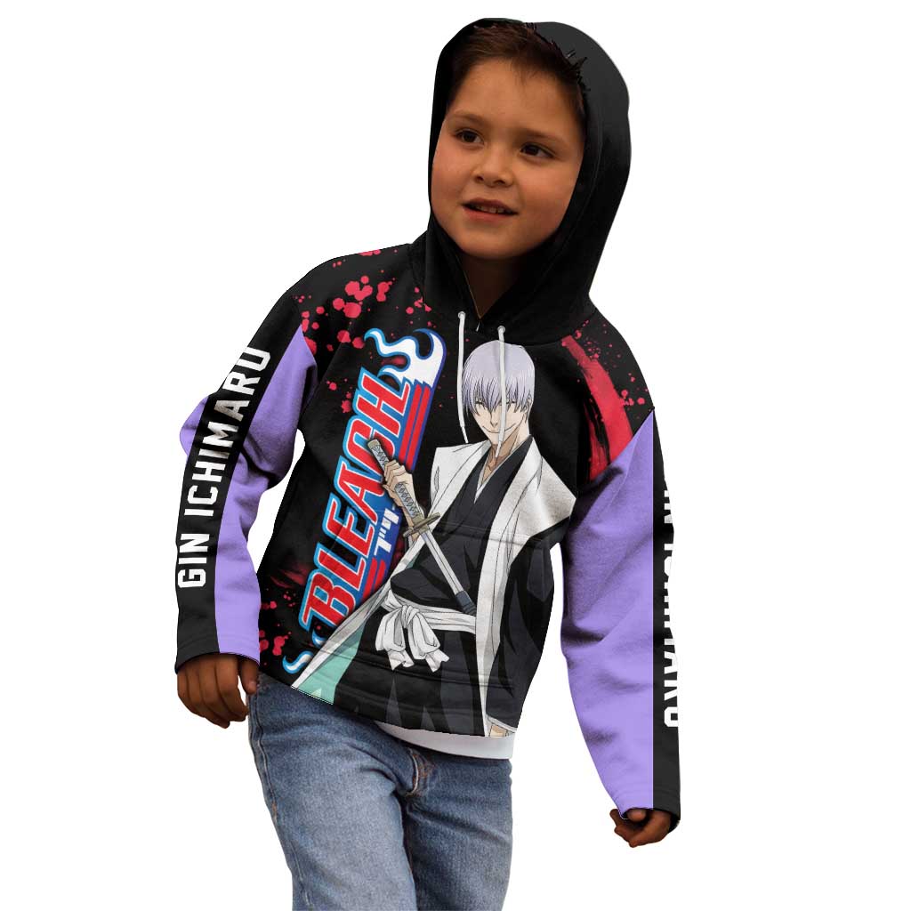 Gin Ichimaru - Bleach Kid Hoodie Anime Style