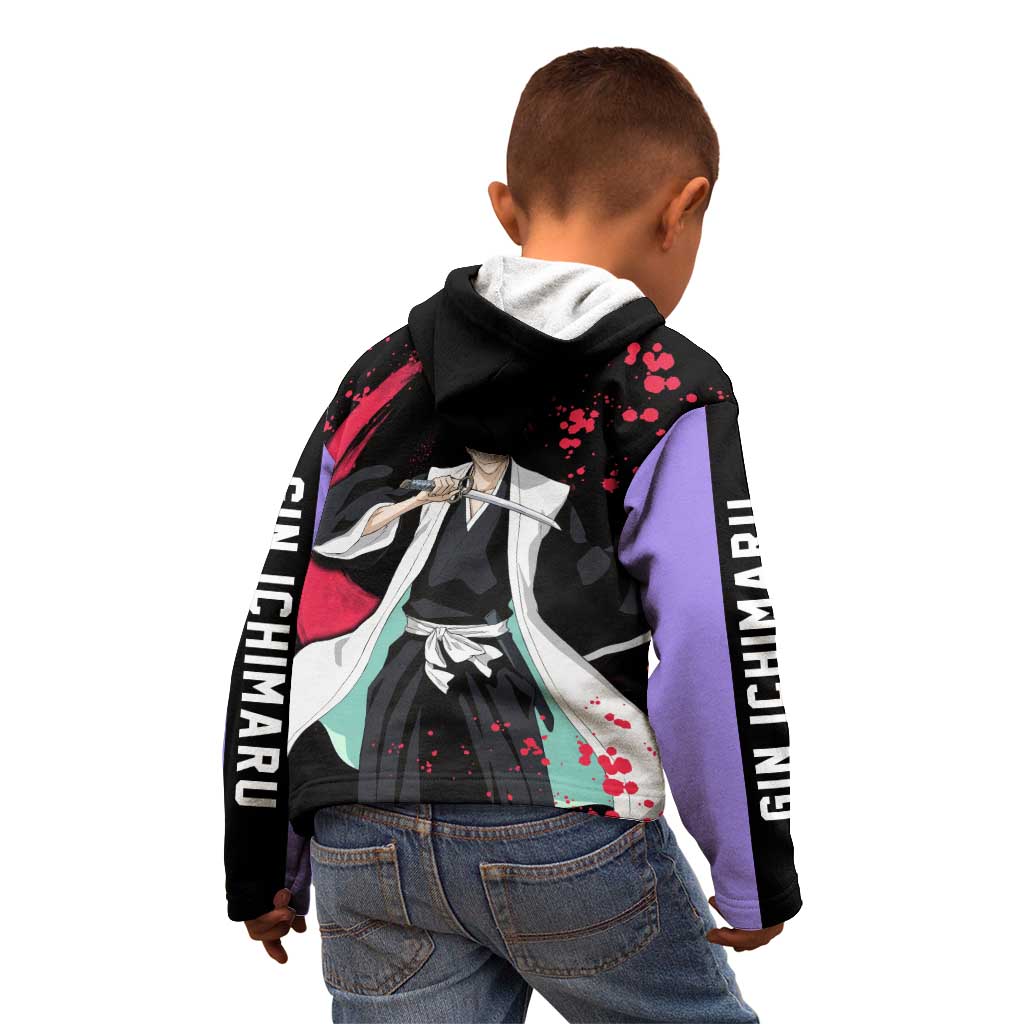 Gin Ichimaru - Bleach Kid Hoodie Anime Style