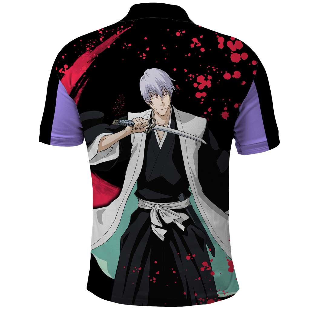 Gin Ichimaru - Bleach Polo Shirt Anime Style