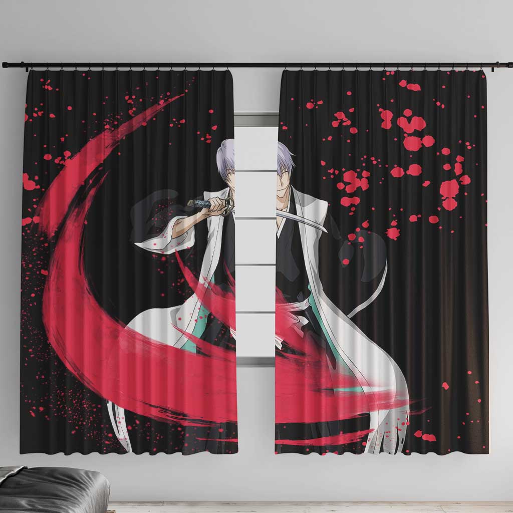 Gin Ichimaru - Bleach Window Curtain Anime Style