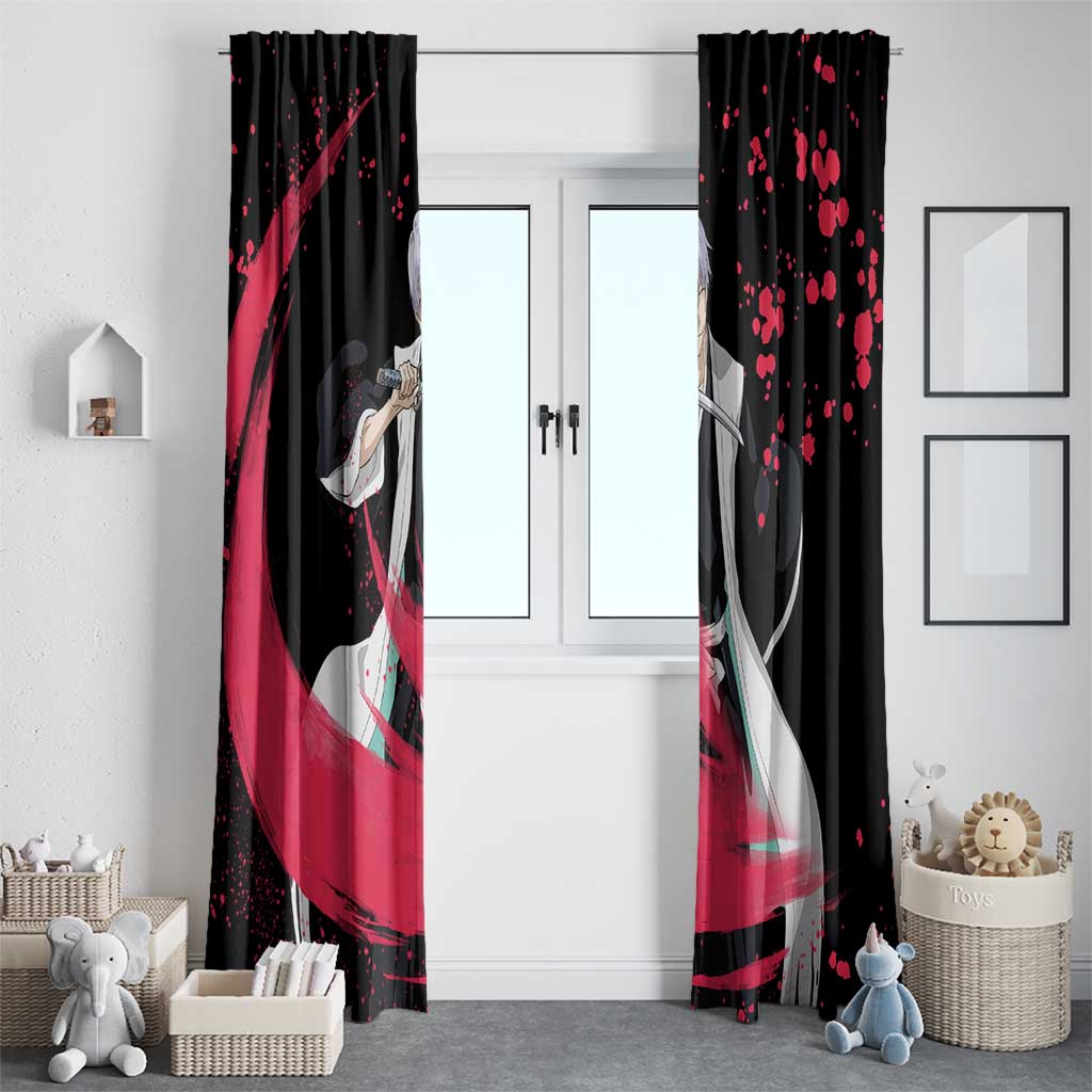 Gin Ichimaru - Bleach Window Curtain Anime Style